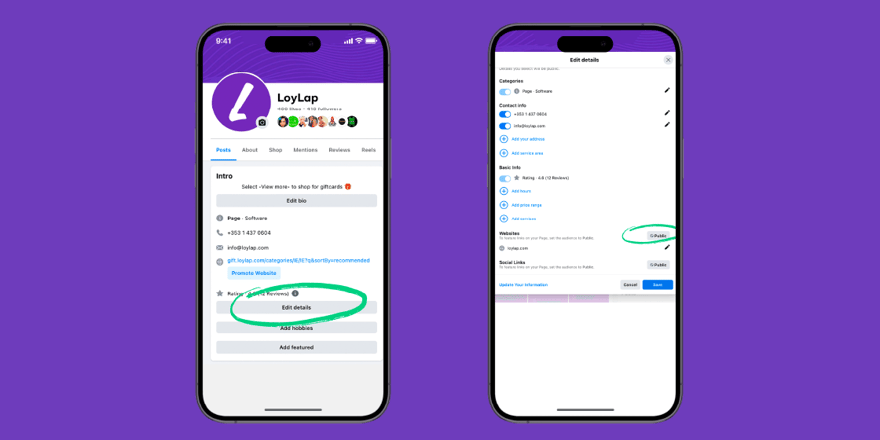 Facebook changes on actions buttons