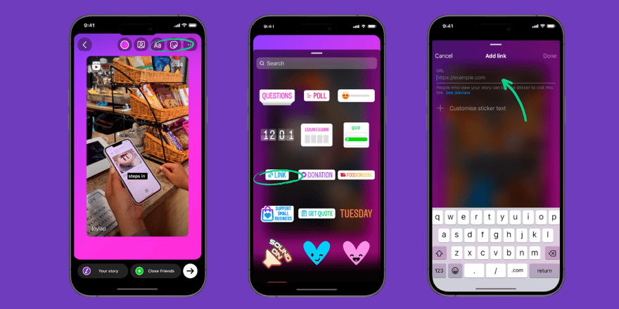 Instagram changes on actions buttons