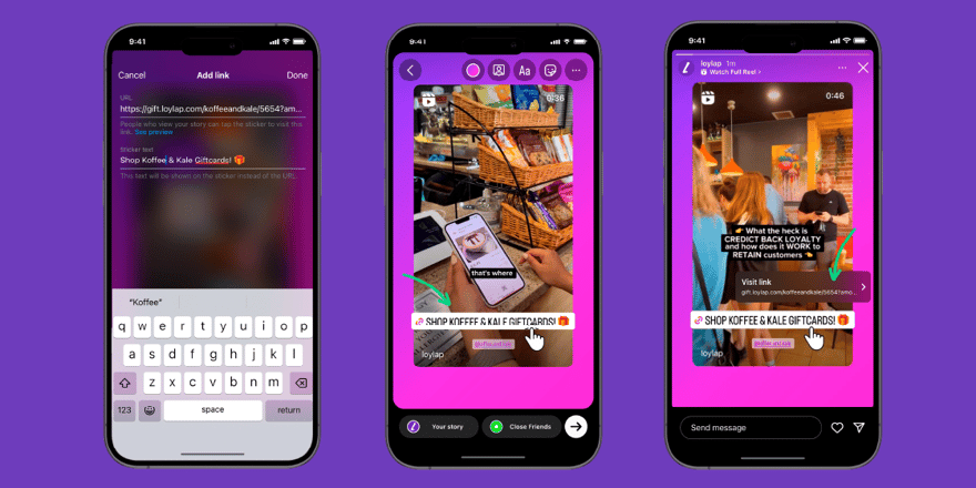 Instagram changes on actions buttons