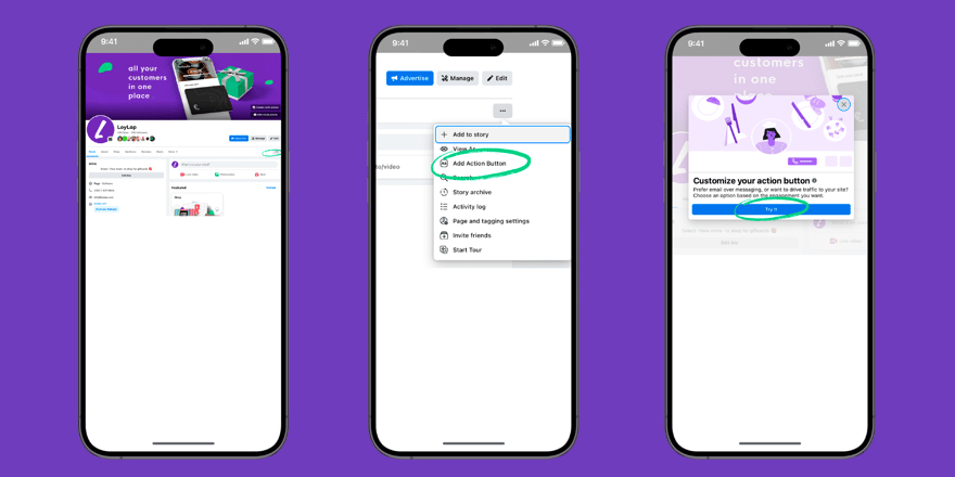 Facebook changes on actions buttons