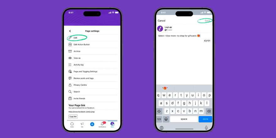 Facebook changes on actions buttons