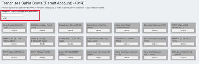Add Group to Franchise