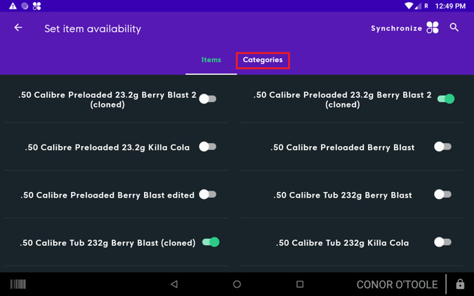 Categories Highlight