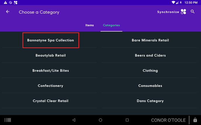 Category list Highlight
