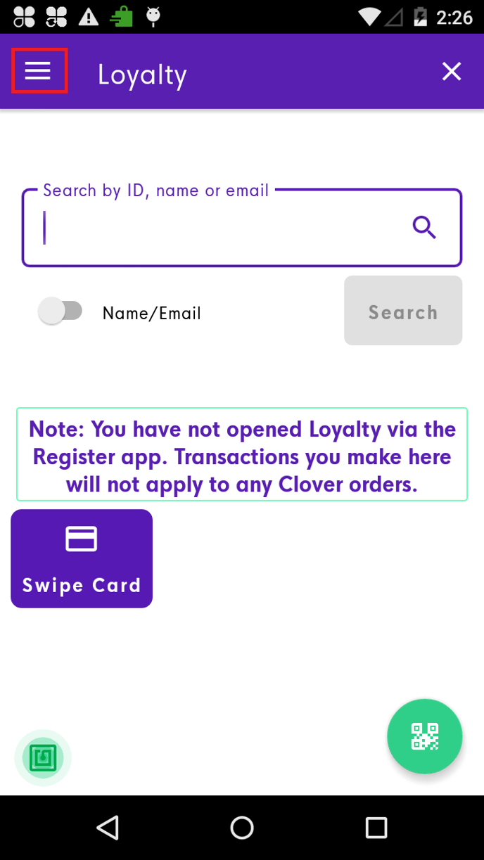 Flex Home Menu Highlight