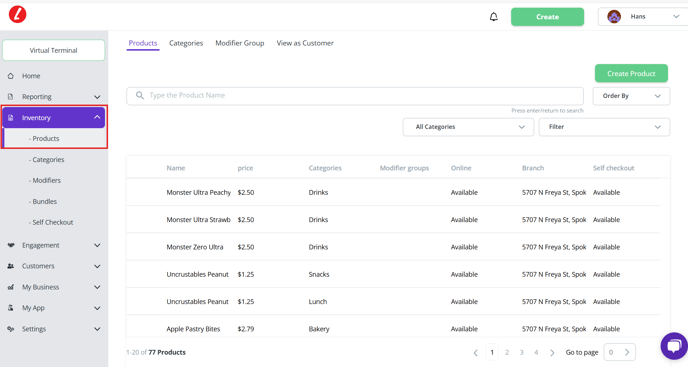 Inventory Products-2