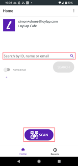 Merchant App ID and Scan highlight