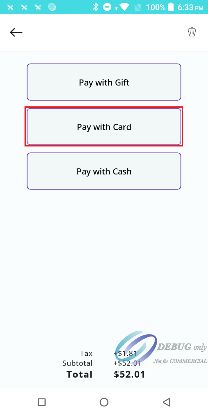 Pax Register Card Highlight